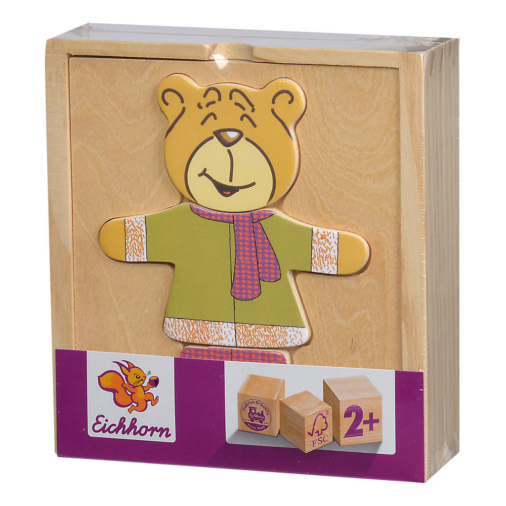 Eichhorn Holzpuzzle-Bär, 20 Teile.
