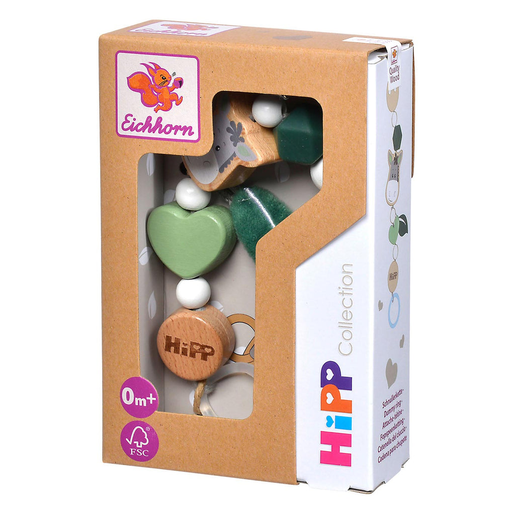 Eichhorn Baby Hipp Schnullerkette Esel