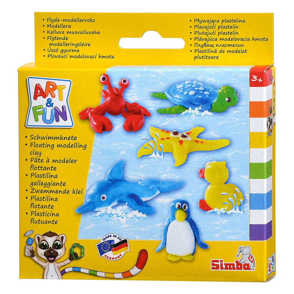 Simba Kunst & Spaß Schwimmende Meerestiere aus Ton