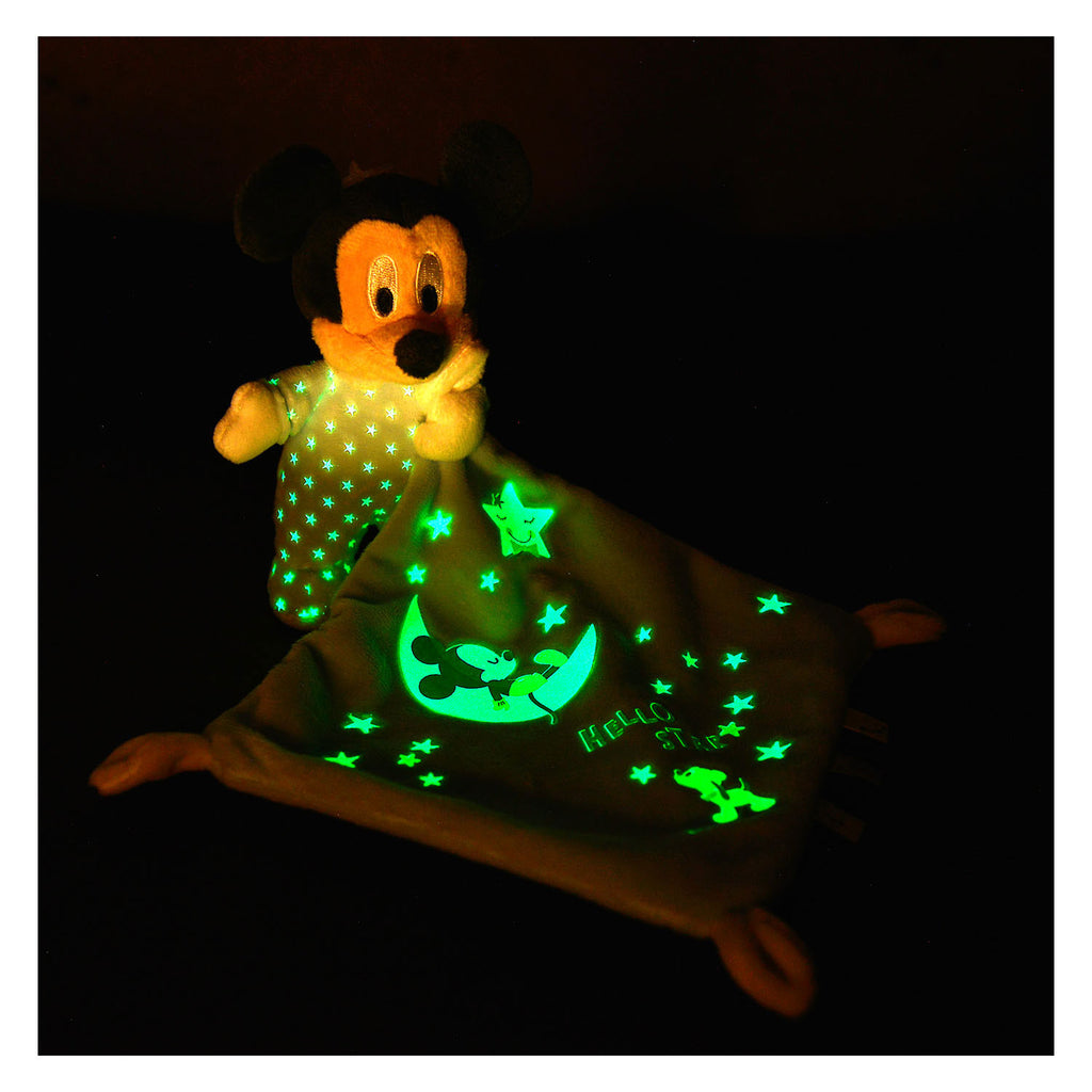Simba Mickey Mouse glüht im dunklen Doudou Kuscheltuch