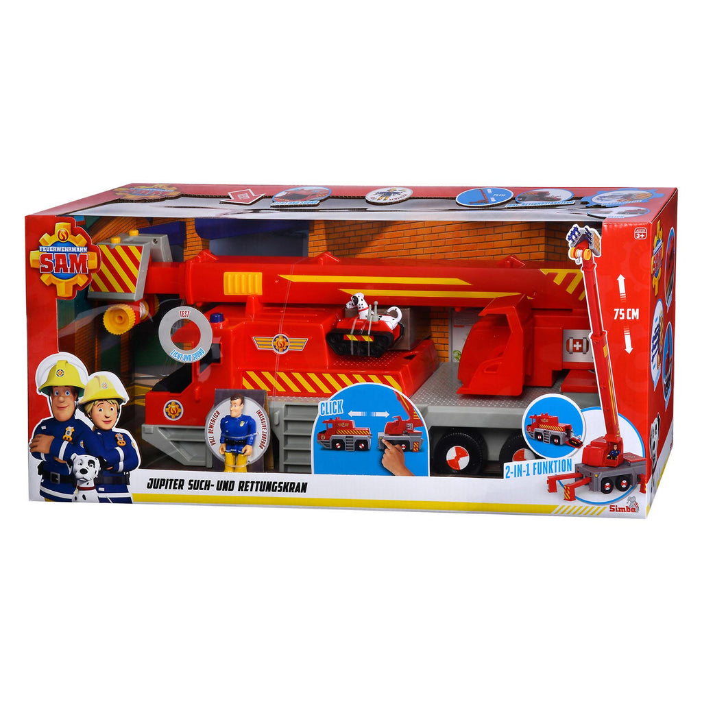 Simba Feuerwehrmann Sam Rettungskran 2-in-1