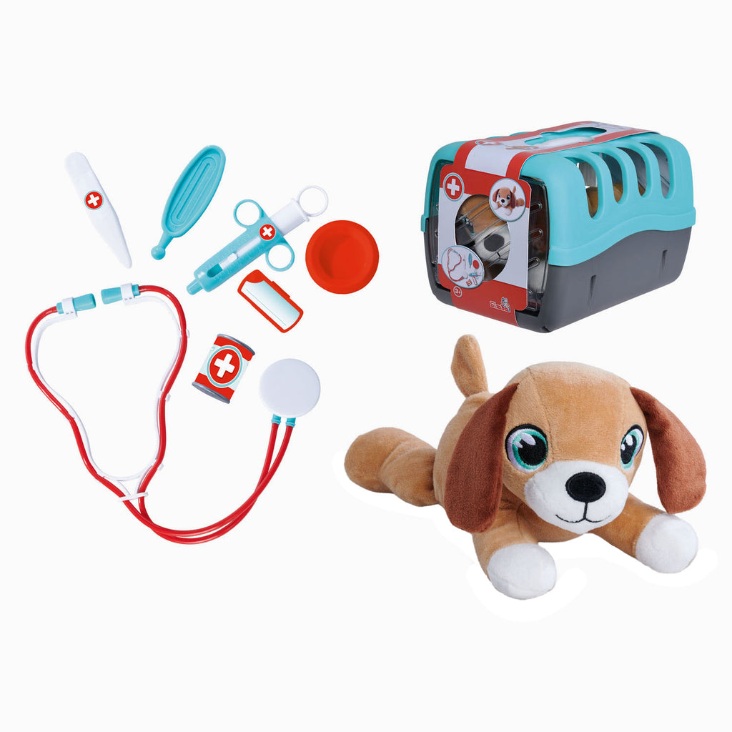 Simba Tierarzt-Spielset mit Kuschelhund