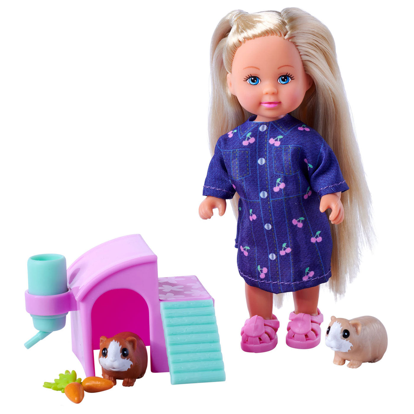 Evi love mini pop met guinea pigs