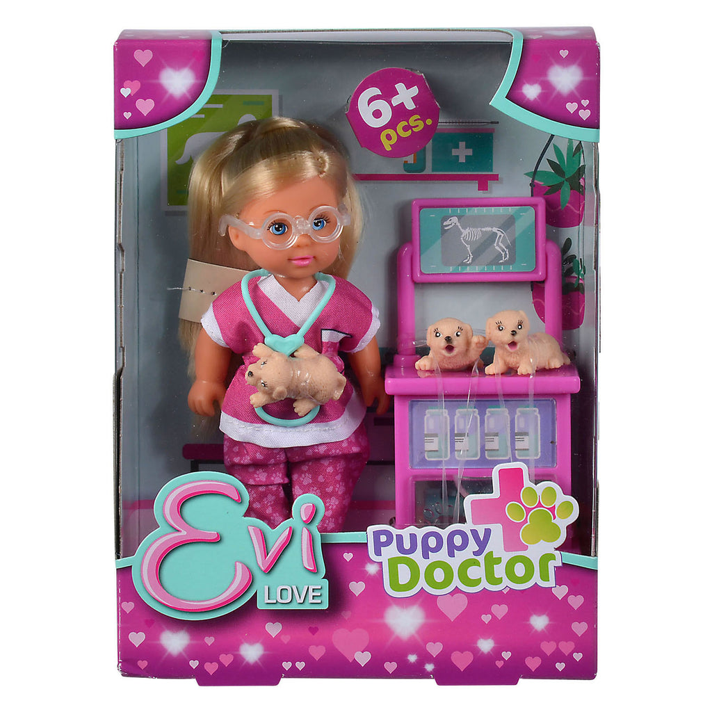 Evi Love Mini-Puppe Welpe Doctor