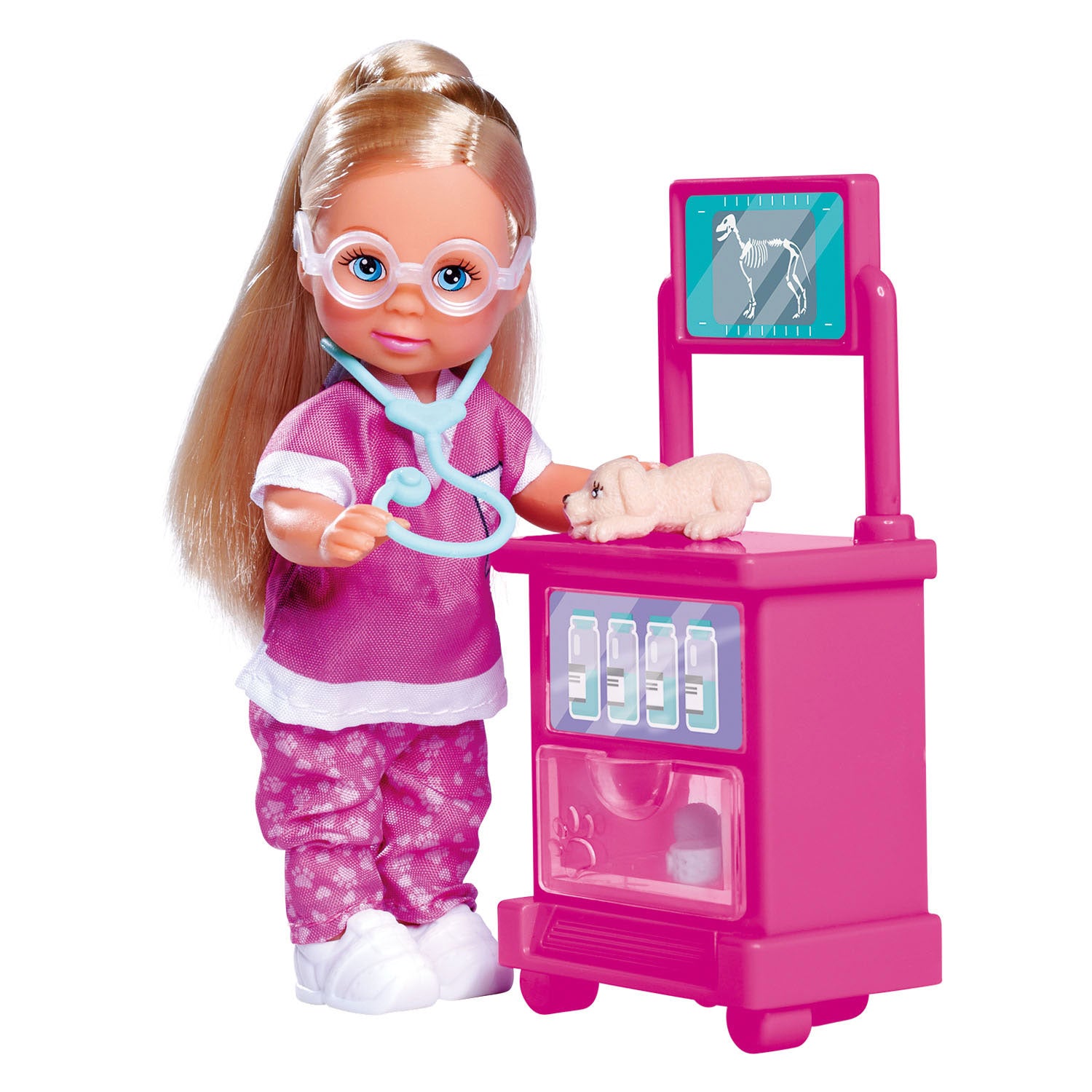 Evi Love Mini-Puppe Welpe Doctor