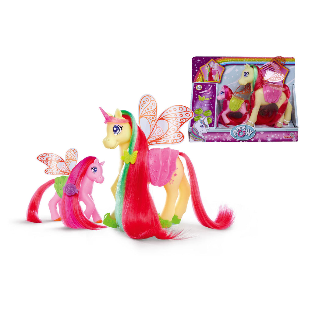 Simba Süße Ponypuppe Feen mit Zubehör