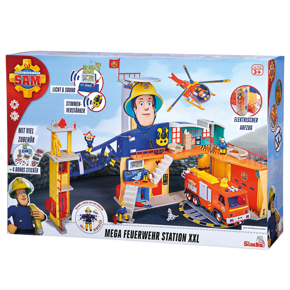 Simba brandweerman sam brandweerkazerne xxl