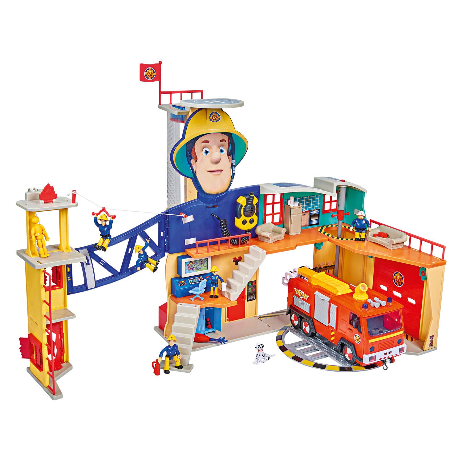 Simba brandweerman sam brandweerkazerne xxl