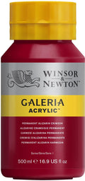 Winsor newton galeria acryl 500ml permanent alizarine crimson