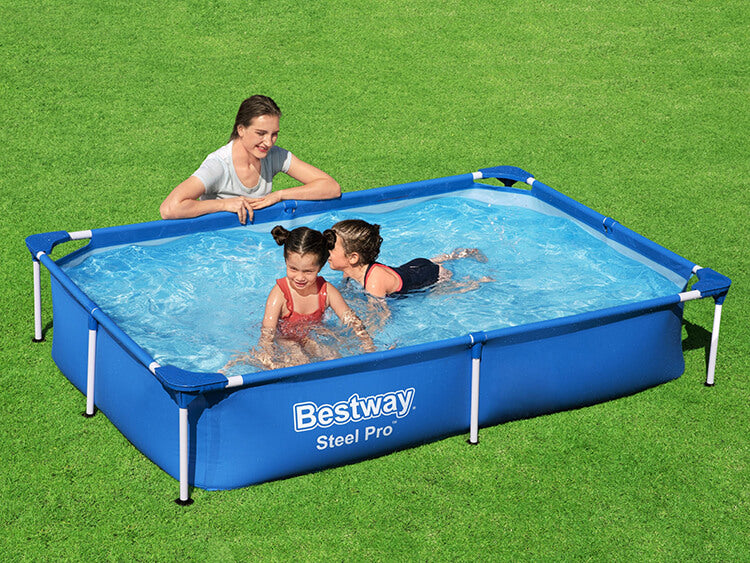 Bestway rechteckiges Stahl-Schwimmbecken 221