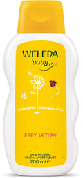 Weleda baby calendula bodylotion - calendula kamille - voorkomt uitdroging - houdt de huid zacht en soepel - 100% natuurlijke ingrediënten - 200ml