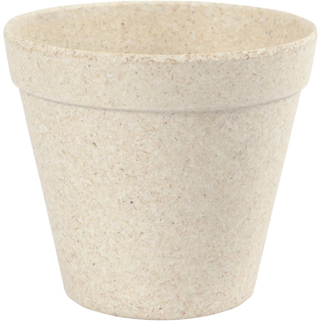 Blumentopf von Creativ Company aus Bambusfaser, 10 x 11 cm