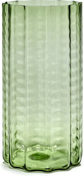 Serax - ruben deriemaeker waves - vaas - transparant groen - 18 ø - h 35cm - 2,88kg