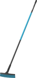 Cellfast bezem met brede 39 cm. borstel - lichtgewicht - softgrip - twee diktes borstelharen
