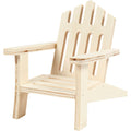 Creativ company houten mini tuinstoel