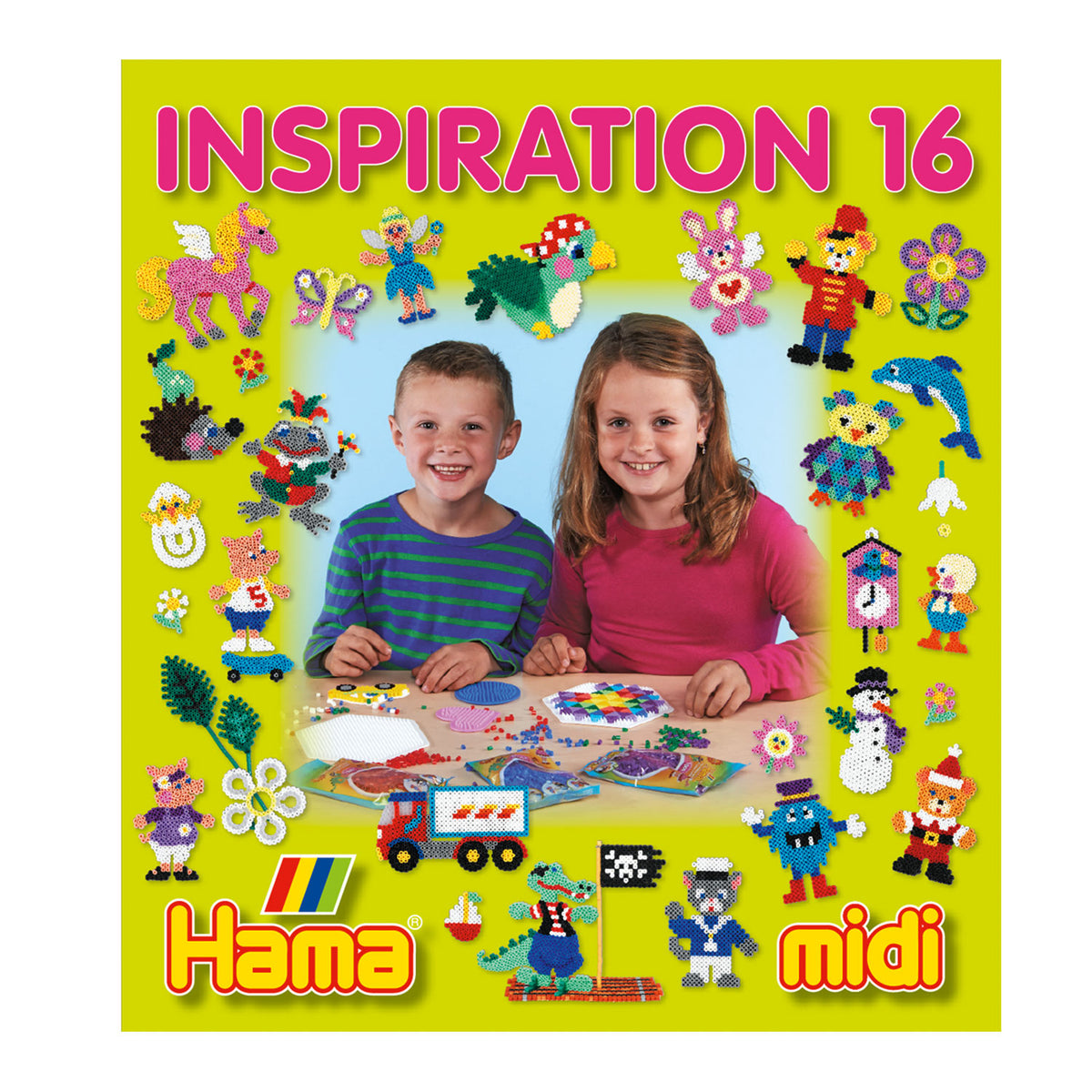 Inspirationsbroschüre für Hama Midi Bügelperlen, Nr. 16