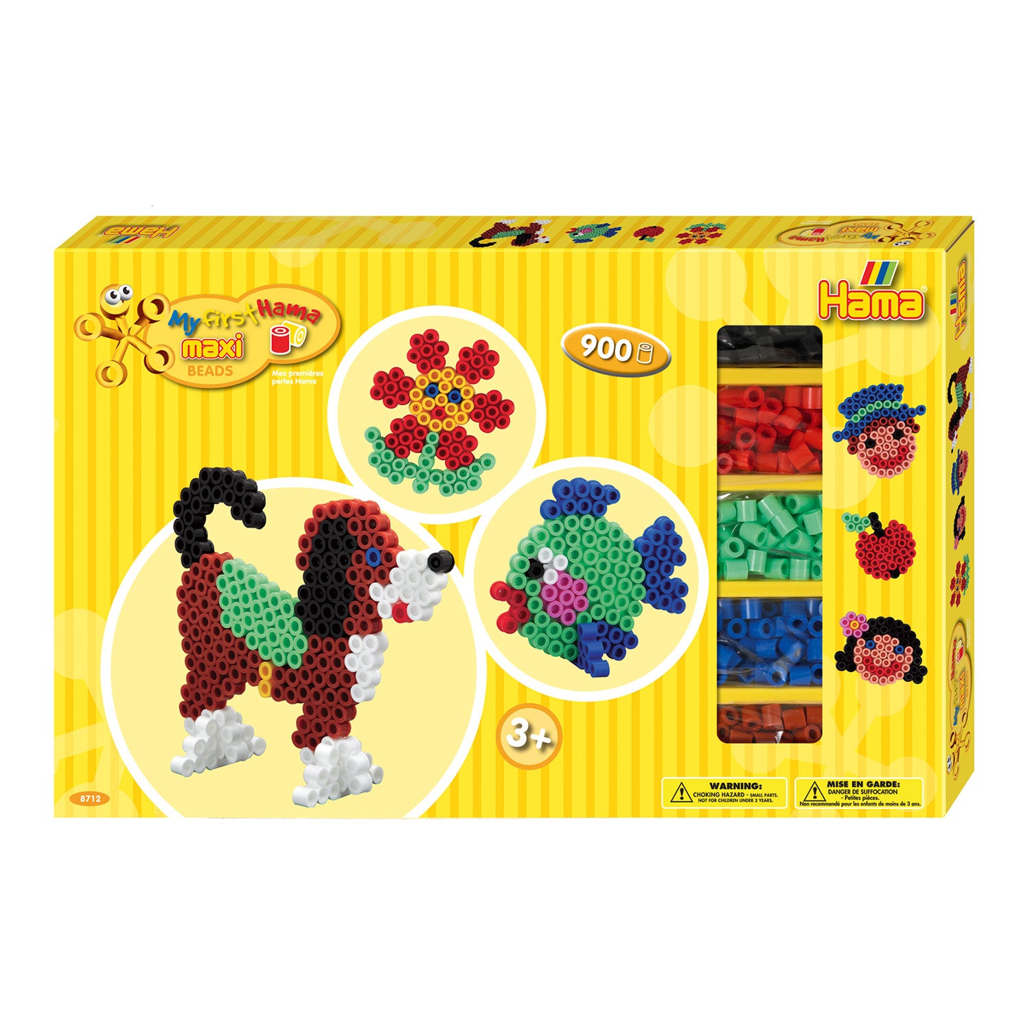 Hama maxi strijkkralen complete set 900 stuks