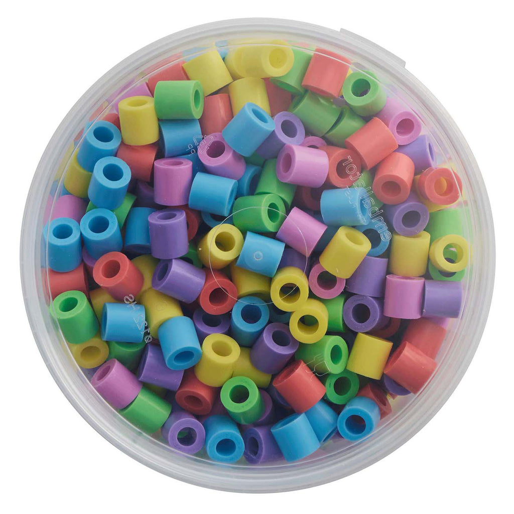 Hama Maxi Bügelperlen in Schale - Pastellmix (050), 600 Stück.