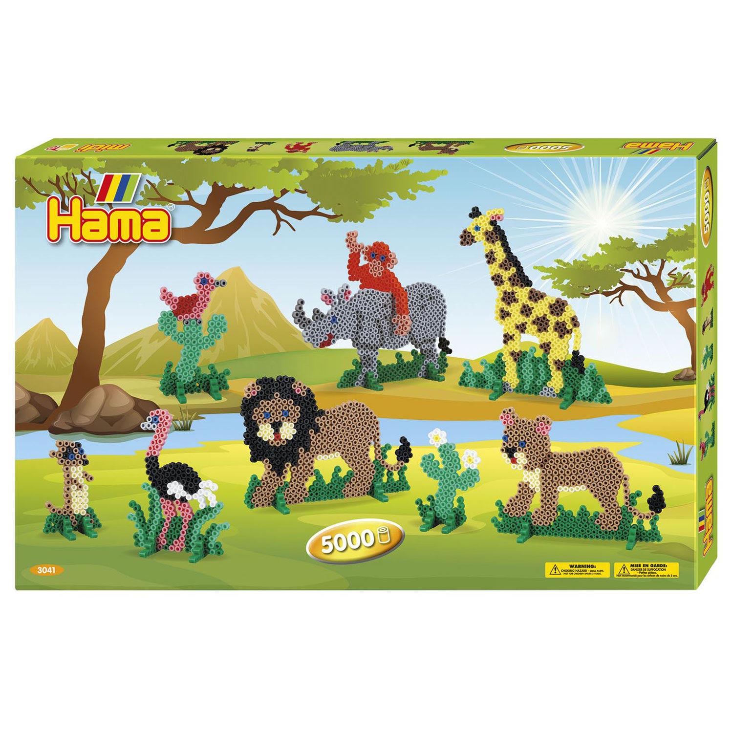 Hama Bügeln Perlen Safari, 5000 Stk.
