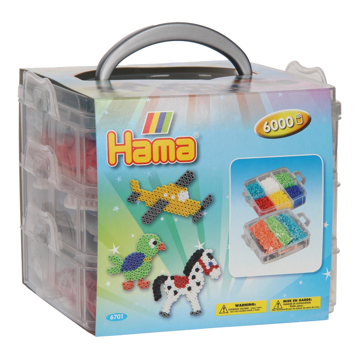 Hama strijkkralen storage box small 6000 stuks