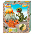 Hama Midi Bügelperlen-Set - 3D Dinosaurier, 2500 Stück.