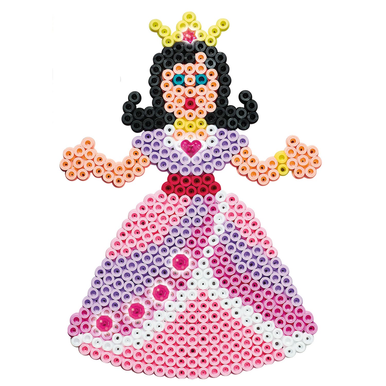 Hama Midi Bügelperlen-Set - Prinzessin, 1100 Stück.