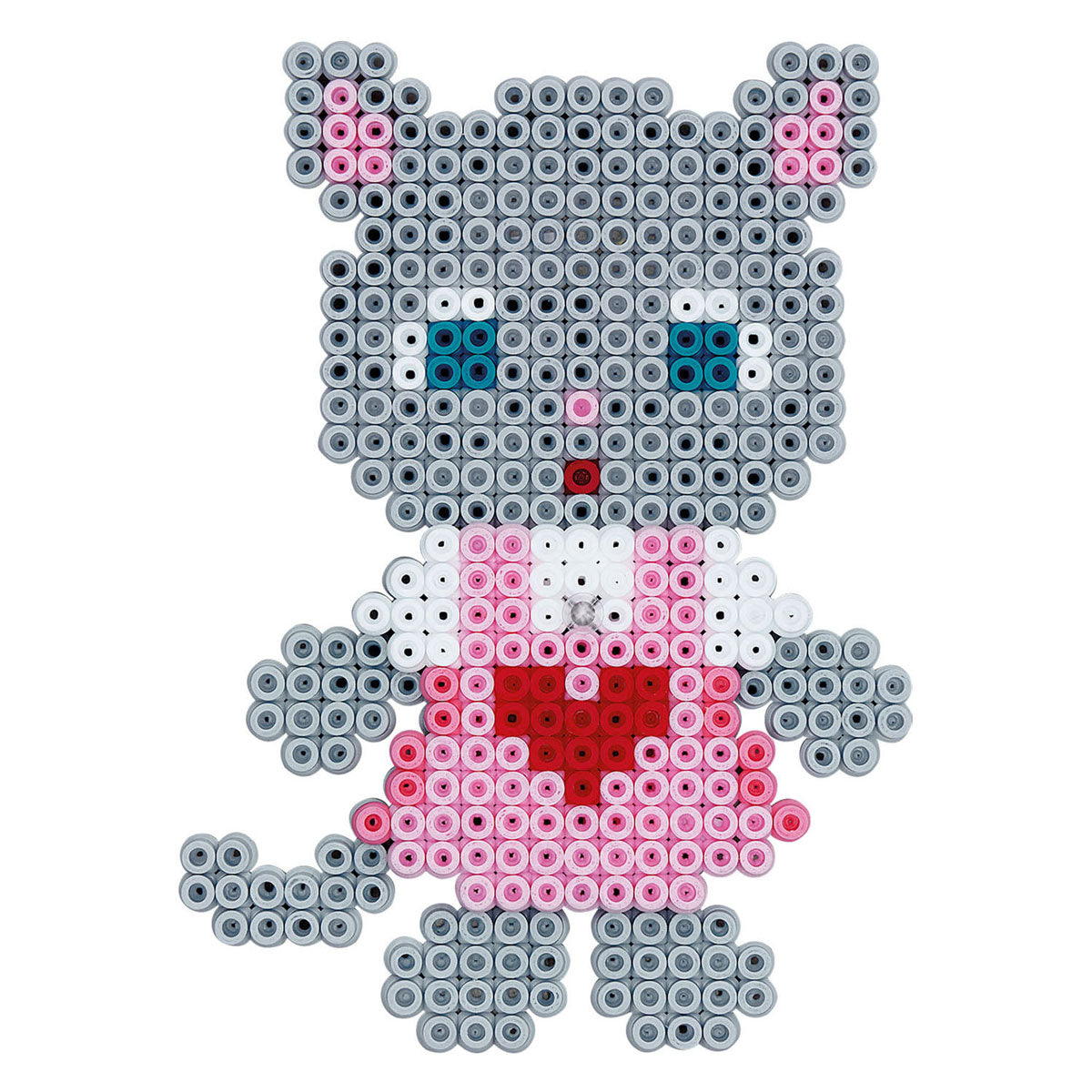 Hama strijkkralen kat verkleden gift box 2500 kralen | 2 stuks