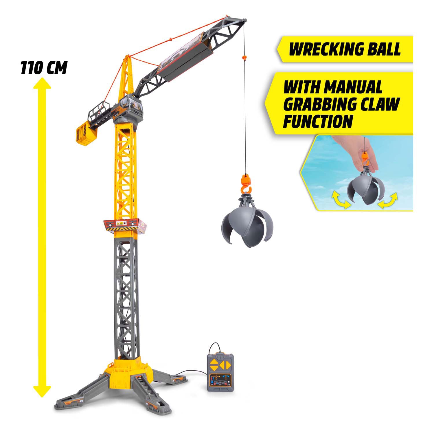 Dickie toys kraan 120 cm