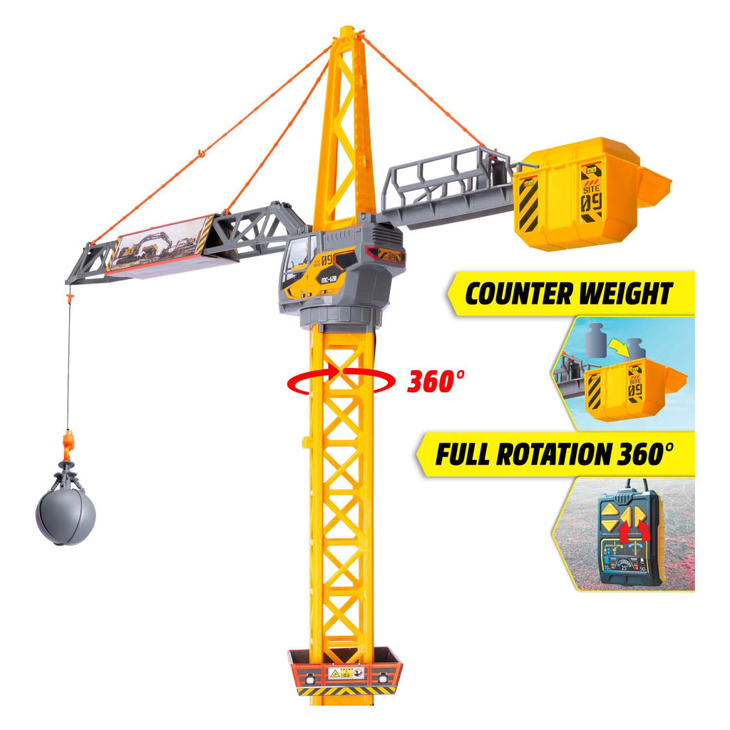 Dickie toys kraan 120 cm