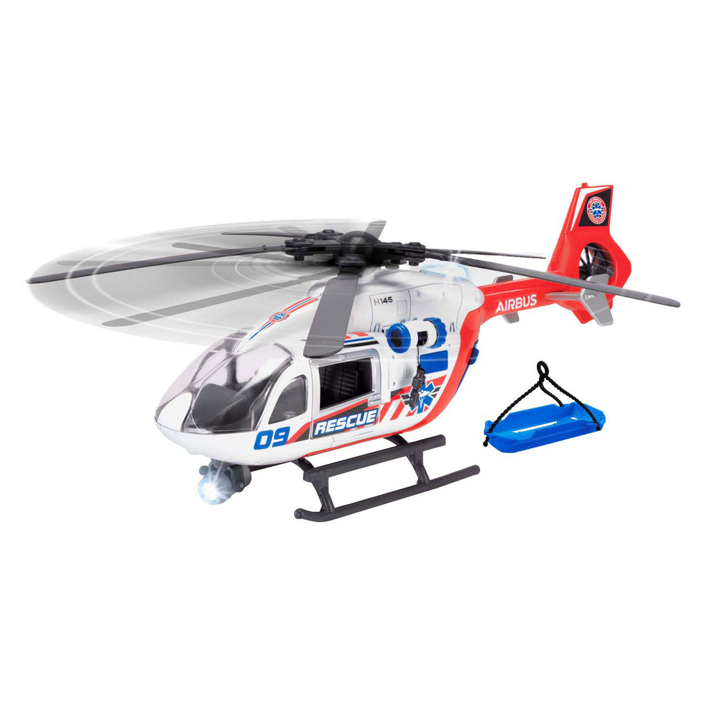 Dickie toys - speelgoedvoertuig helikopter - airbus h145 - licht en geluid