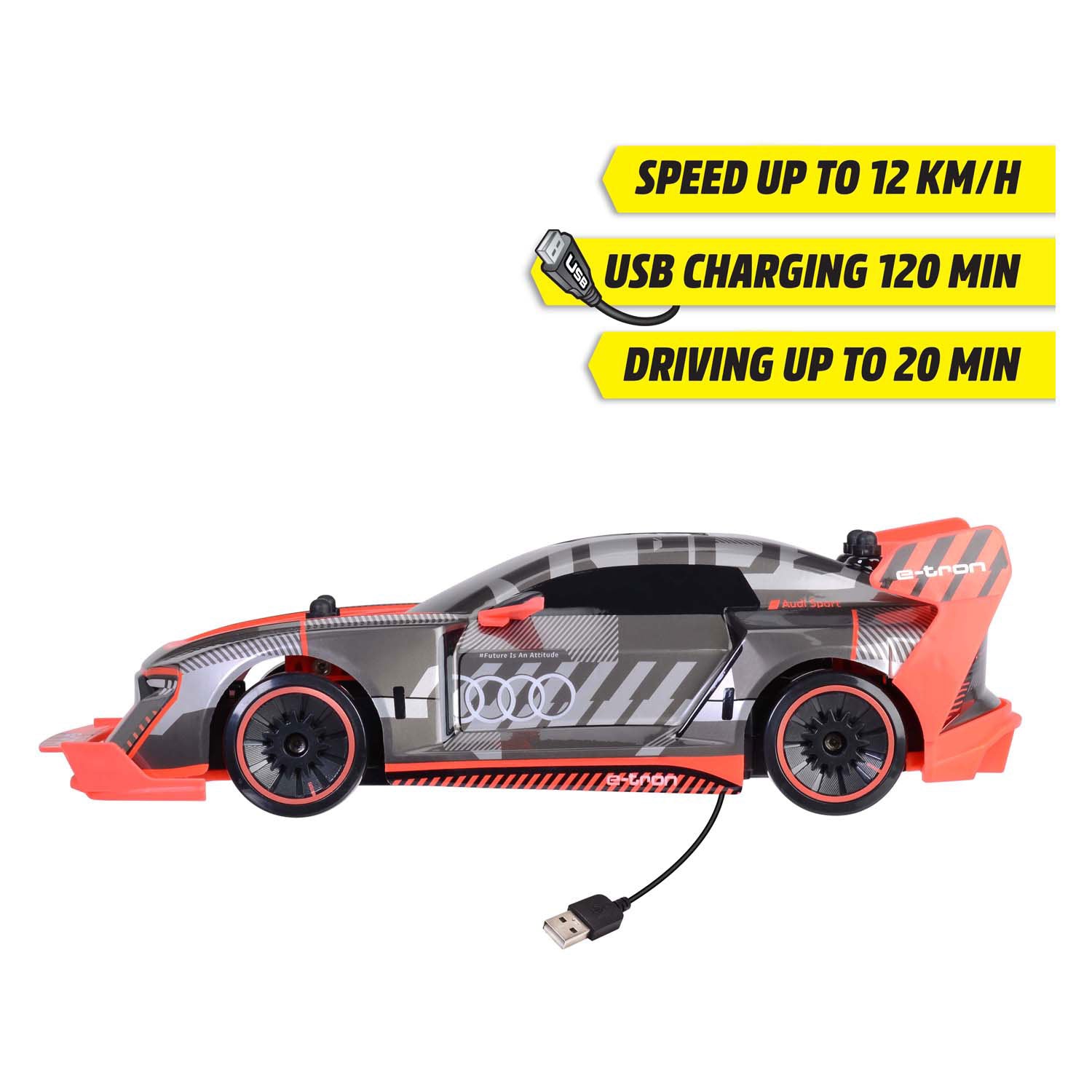 Dickie ferngesteuertes Audi S1 ​​e-tron quattro Driftauto, RTR