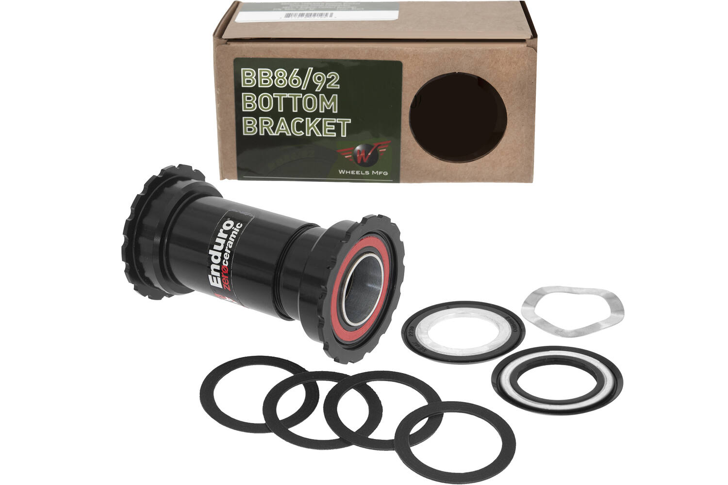 Räder Herstellungsräder MFG Innenlager PressFit BB86 92 Sram Zero Keramik Schwarz