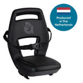 Qibbel Junior 6+ Kindersitz hinten, Longtail Edition – Mitternachtsschwarz