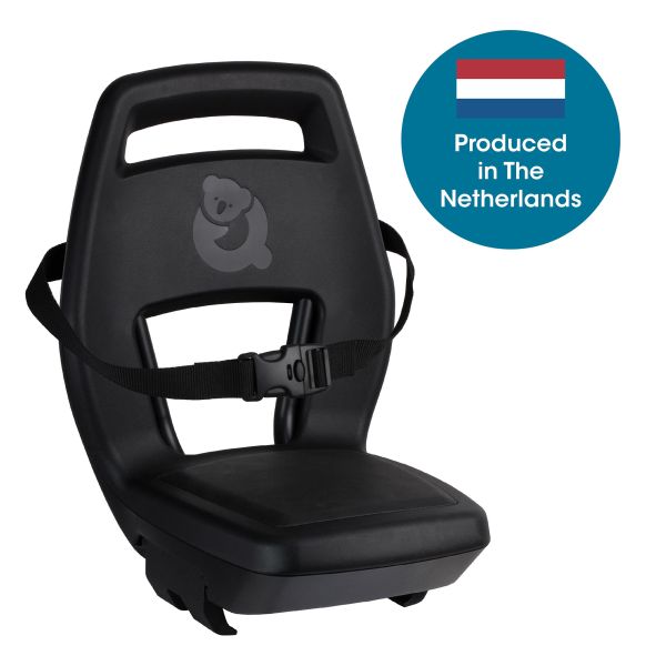 Qibbel Junior 6+ Kindersitz hinten, Longtail Edition – Mitternachtsschwarz