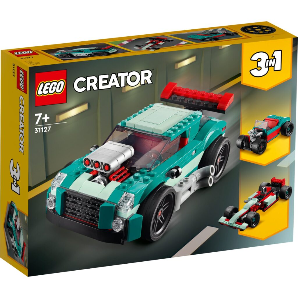 LEGO Creator 31127 3-in-1 Straßenrennwagen