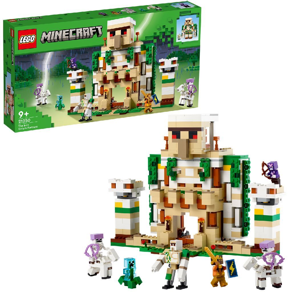 Lego Minecraft 21250 Die Eisengolem-Festung