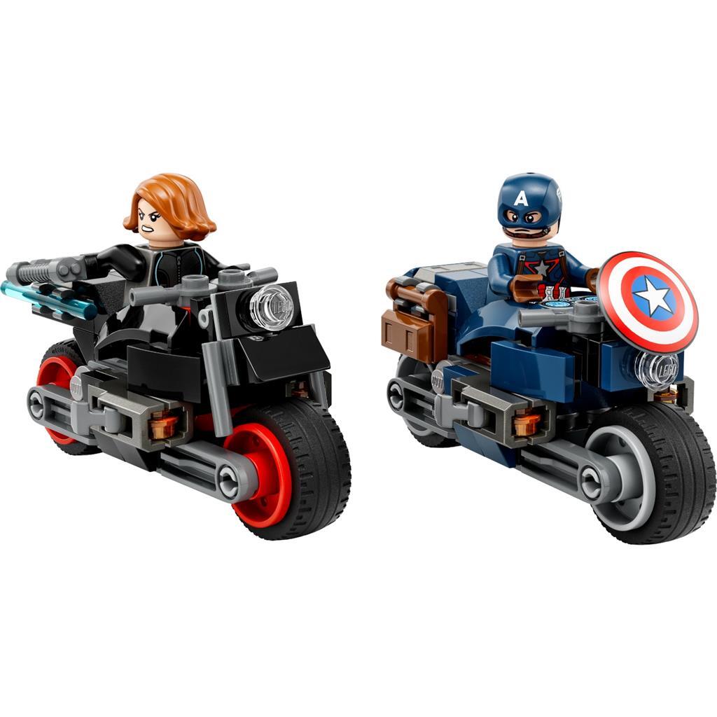 Lego Marvel 76260 Captain America und Black Widow Motorräder