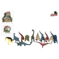 Dinoworld dinosaurus figuurtje 8cm verkrijgbaar in 12 verschillende soorten.