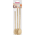 Metaltex beukenhouten pollepelset 3-delig 25 30 32 cm