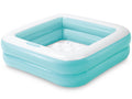 Intex vierkant babyzwembad-blauw
