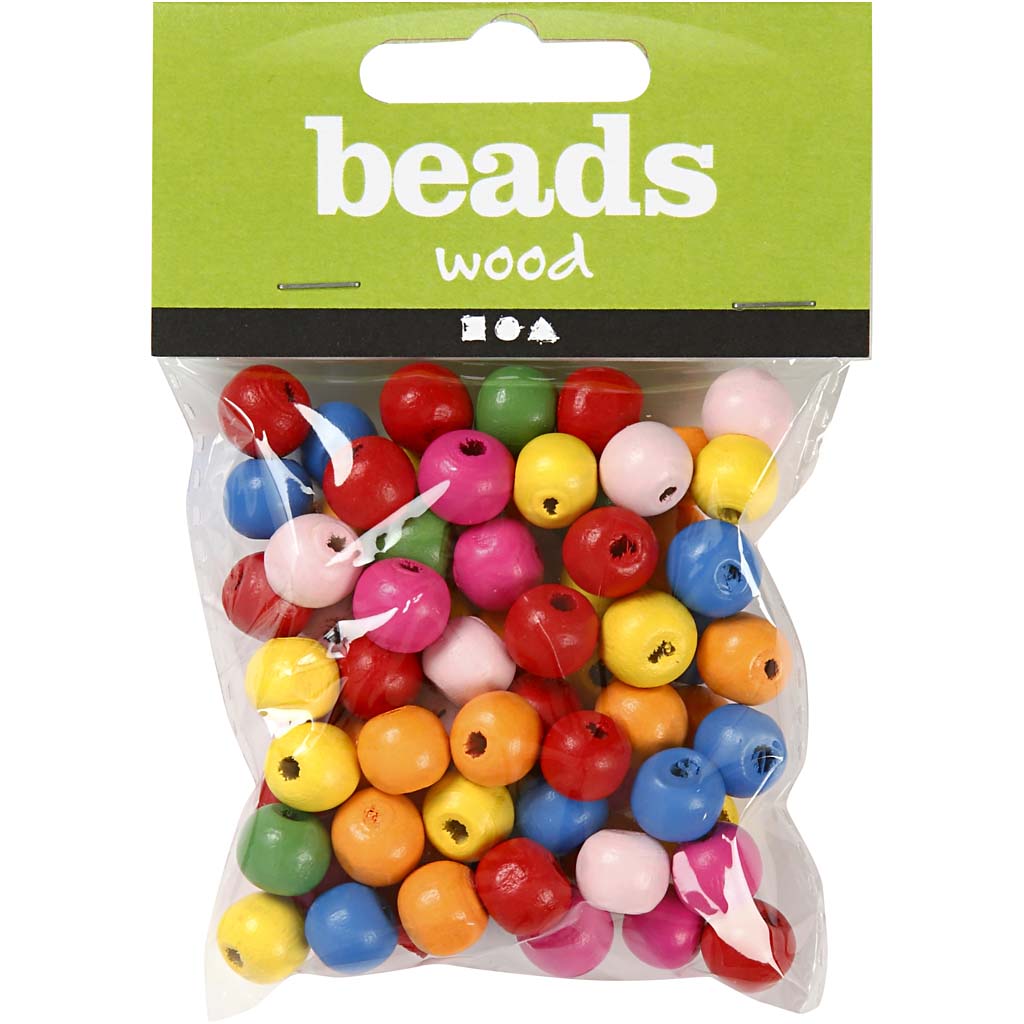 Creativ company https: www.cchobby.nl houten-kralen-d-10-mm-gatgrootte-2-5-3-mm-ca-70-div-diverse-kleuren-22-gr-1-doos