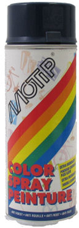 Motip spuitbus 400 ml - staalblauw