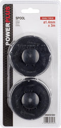 Powerplus powacg1202 bobijn - spoel voor grastrimmer - draadspoel geschikt voor kantenmaaier pow6012 - 1 stuk - 4 meter draadlengte