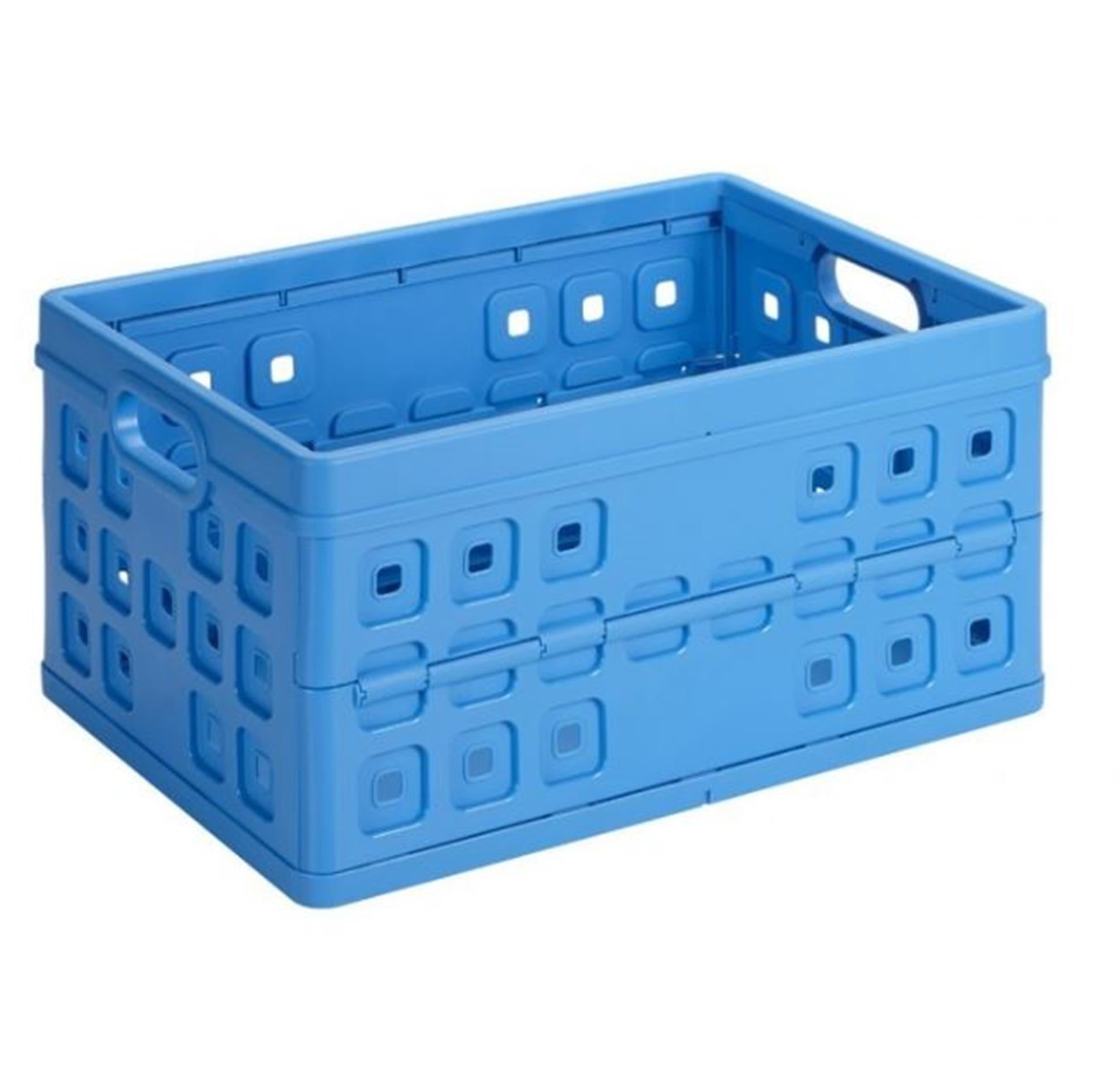 Sunware vouwkrat 46 ltr blauw