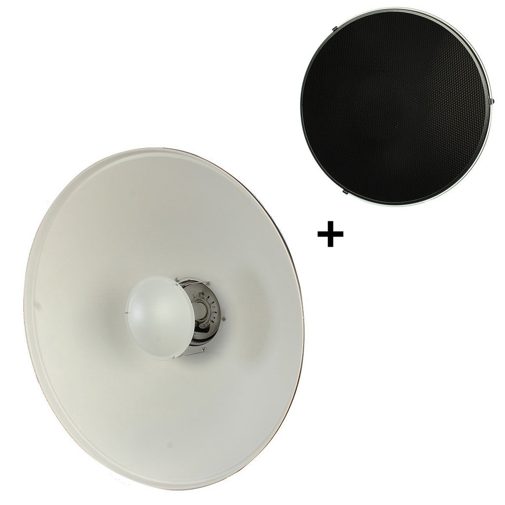 Studioking beauty dish wit sk-bd550w 55 cm met honingraat