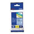 Labeltape brother tze541 zwart, blauw 18mmx8m