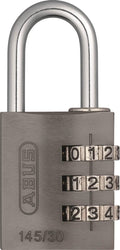 Abus cijfer hangslot 145 30 titanium