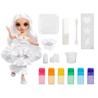 Rainbow high watercolor create modepop - bruine ogen
