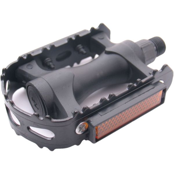 MTB Edge Pedalset, Kunststoff mit Eisenfelge – schwarz