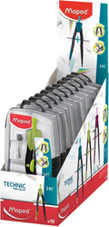 Maped office snelverstel passer precisie 3-delige set - assorti kleuren in display